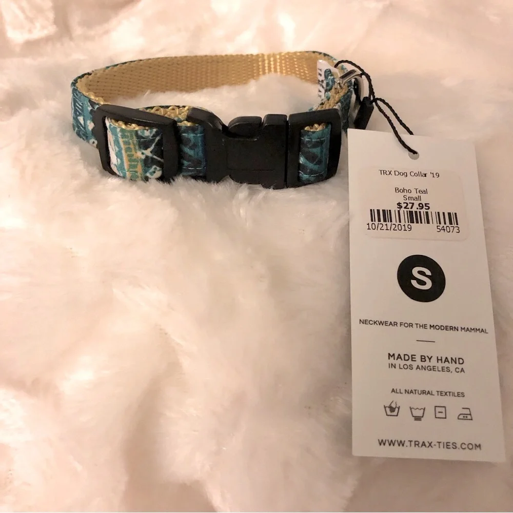 TRAX hand made dog collar. NWT